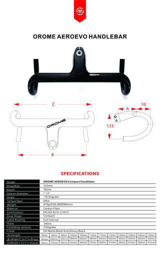 Orome Road AeroEVO Handlebar