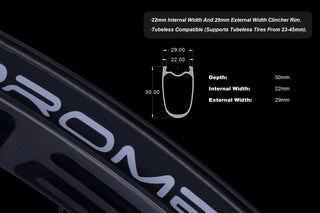 Orome Valar TH50 DISC Brake Wheel Set
