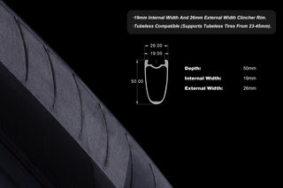 Orome Valar TH50 RIM Brake Wheel Set