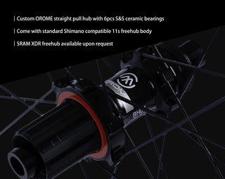 Orome Valar BH45D DISC Brake Wheel Set