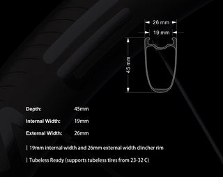 Orome Valar BH45 RIM Brake Wheel Set