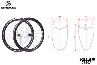 Orome Valar CS50A DISC Brake Wheel Set