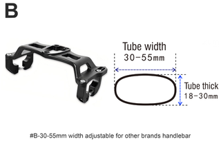 Orome AeroEXT Armrest Clip On Bars