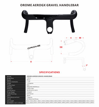 OROME AeroGx Gravel Bar